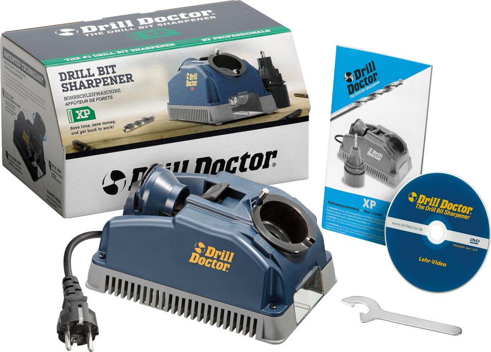 Spiralbohrer-Schleifmaschine im Karton