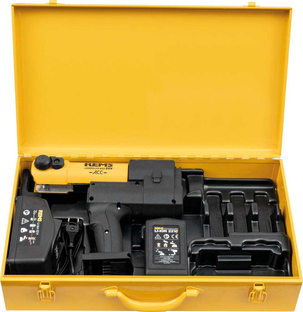 REMS Akku-Hybrid-Radialpresse im Koffer