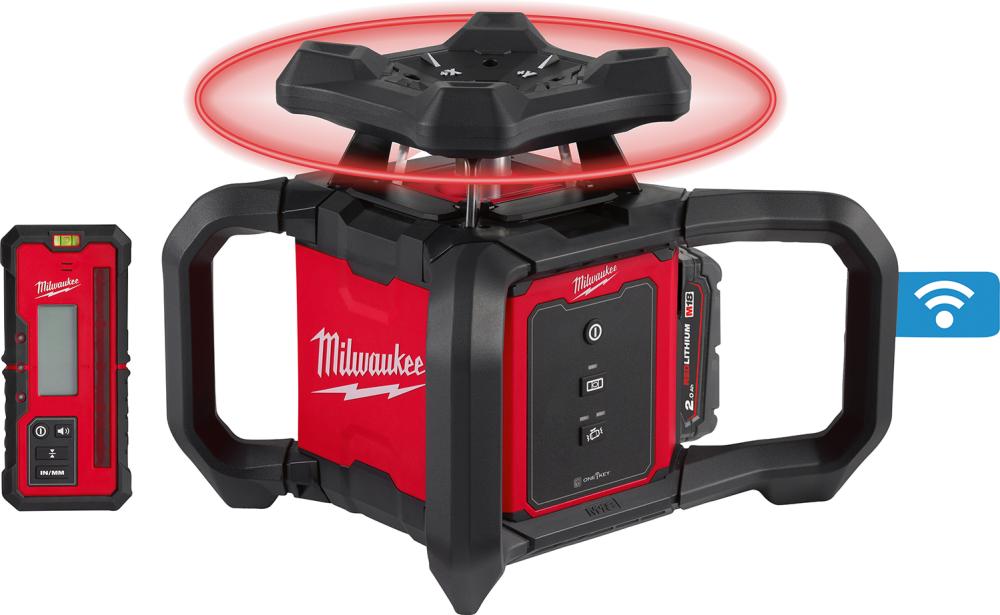 MILWAUKEE Akku-Rotationslaser, rot