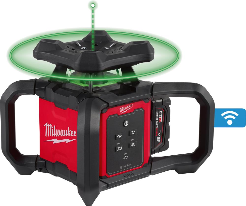 MILWAUKEE Akku-Rotationslaser, grün