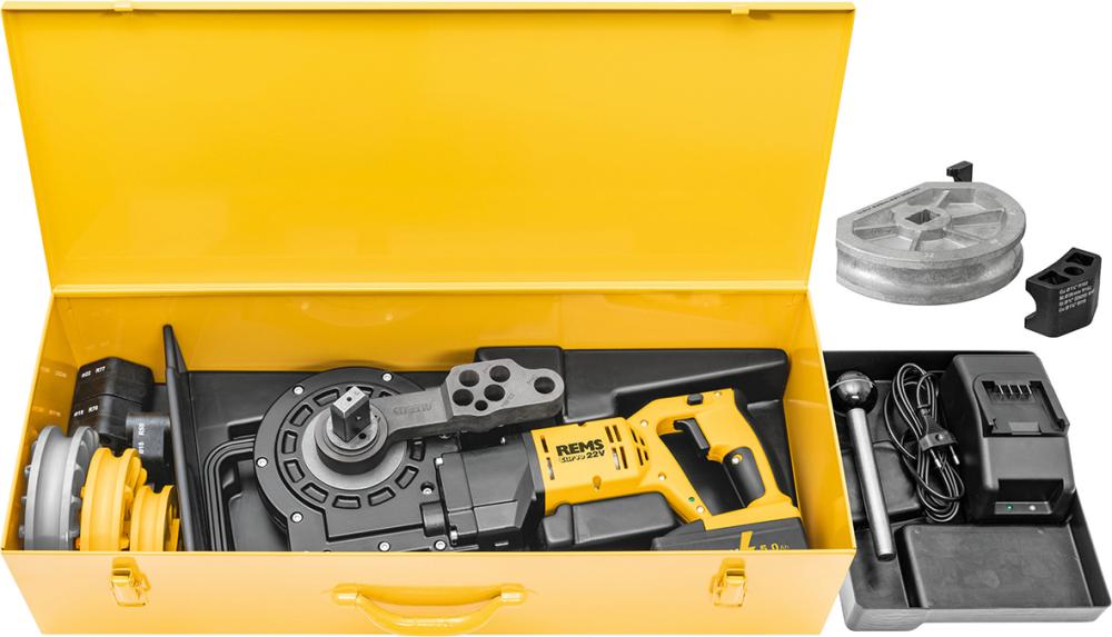 REMS Akku-Rohrbiegersatz im Koffer