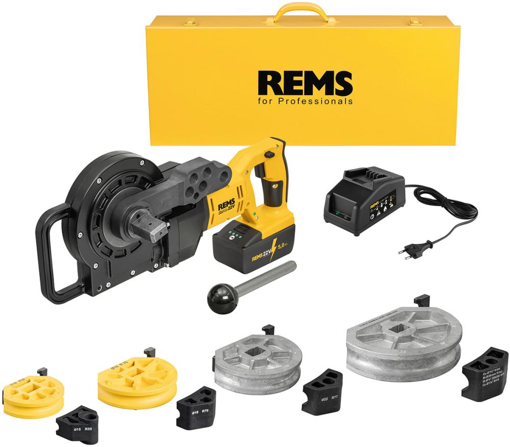 REMS Akku-Rohrbiegersatz im Koffer