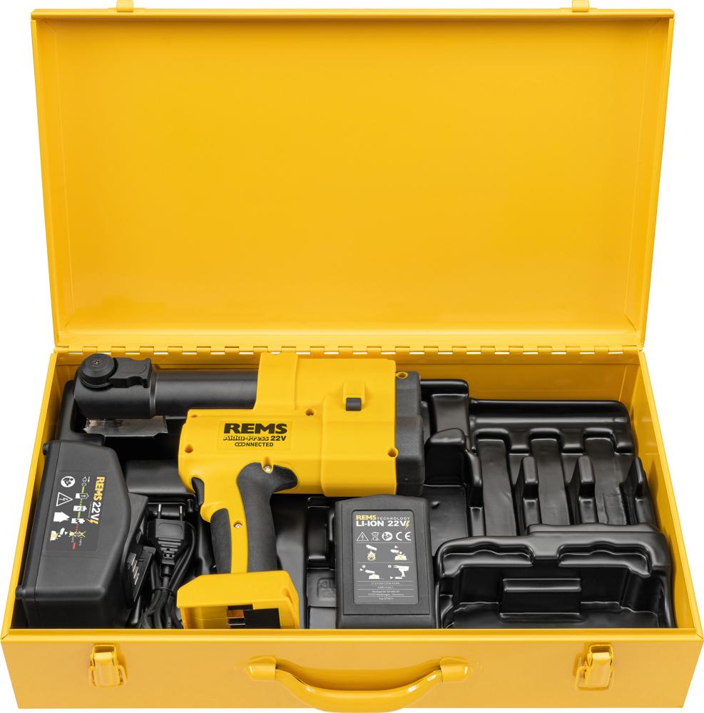 REMS Akku-Hybrid-Radialpresse im Koffer