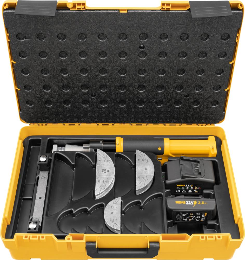 REMS Akku-Rohrbiergersatz im Koffer