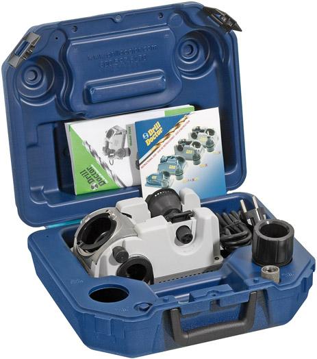 Spiralbohrer-Schleifmaschine im Koffer